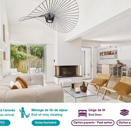 600 M De La Plage, Maison Et Jardin Pour 8 Holiday home *